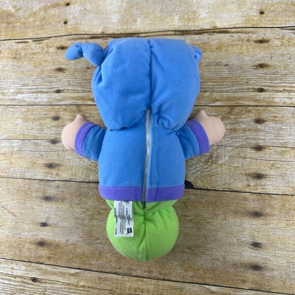 Playskool Lullaby Gloworm 2005 Bug Toy Light Up Green Blue Shirt 6 Songs 06552 - Picture 3 of 9